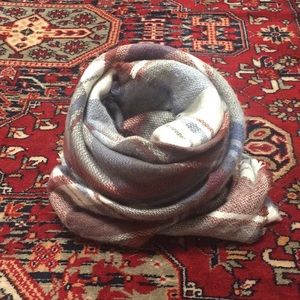 Zara Oversized Plaid Scarf